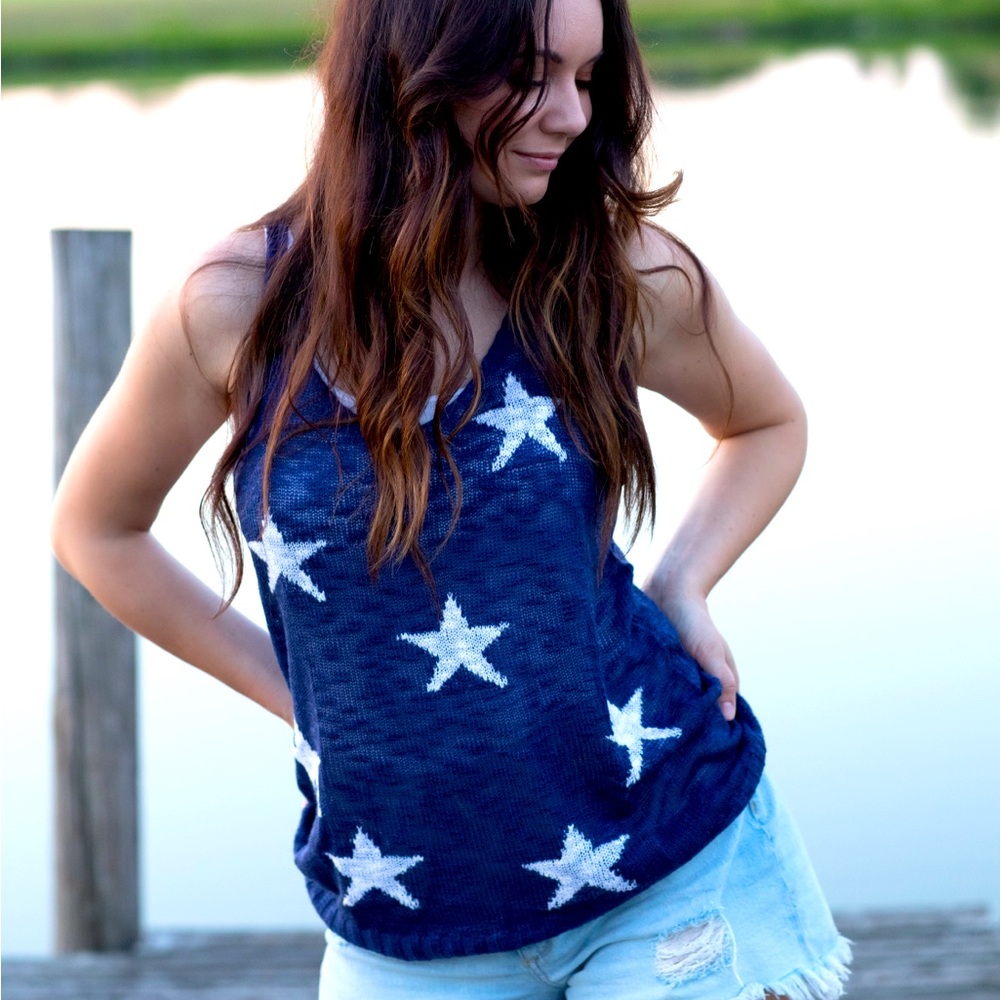 Star Tank Top - Knit